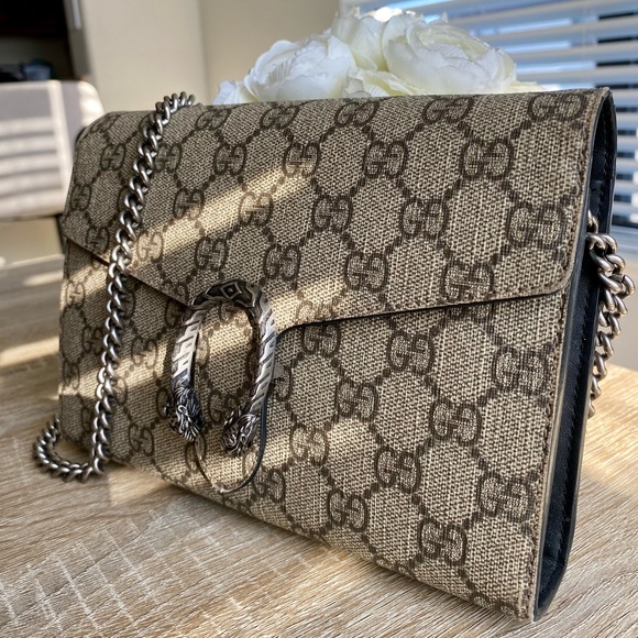 GUCCI GG Supreme Dionysus Wallet on Chain - Picture 4 of 13